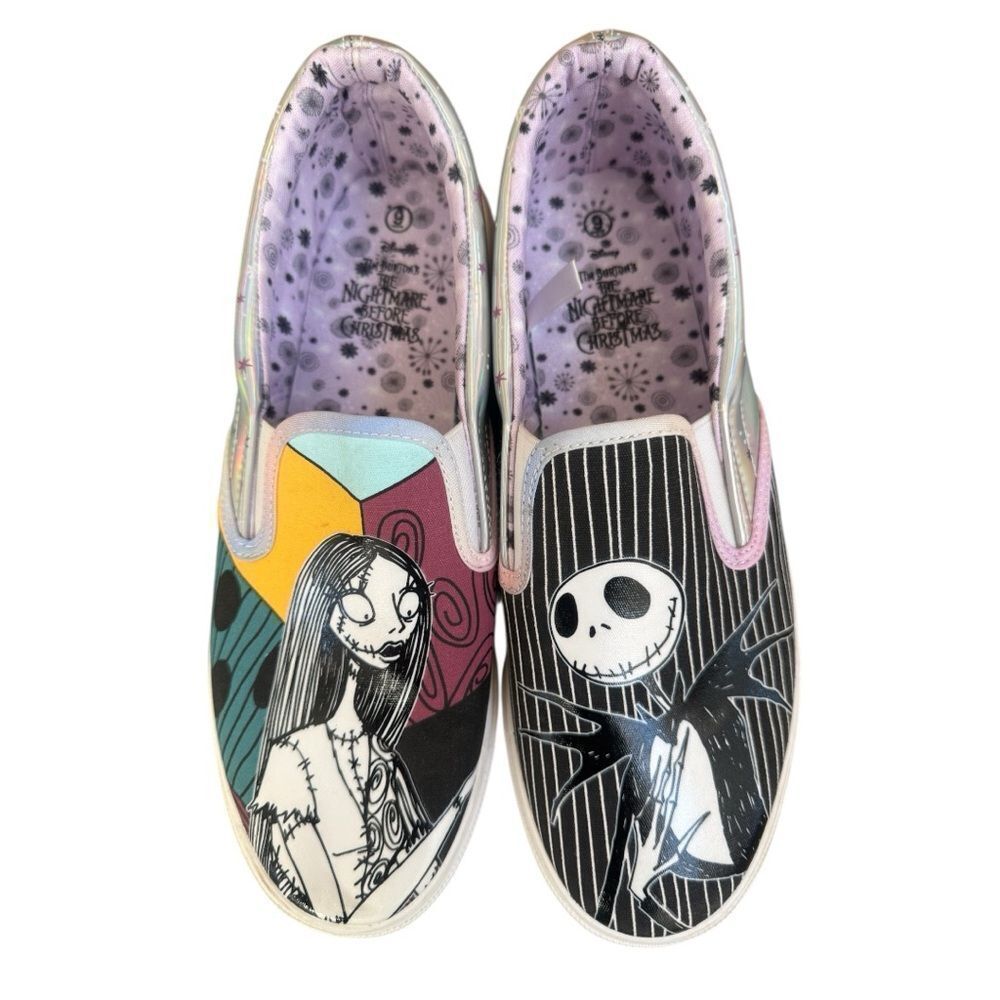 Vans Nightmare Before Christmas Slip-On Shoes Women’s 9  Jack & Sally